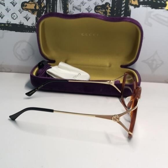 New Authentic Gucci GG0648OA 003 Eyeglasses - Picture 9 of 13